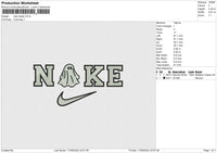 Nike Ghost Embroidery