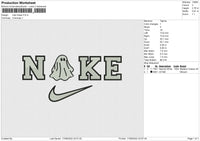 Nike Ghost Embroidery