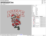 Nike Goku Xmas Embroidery