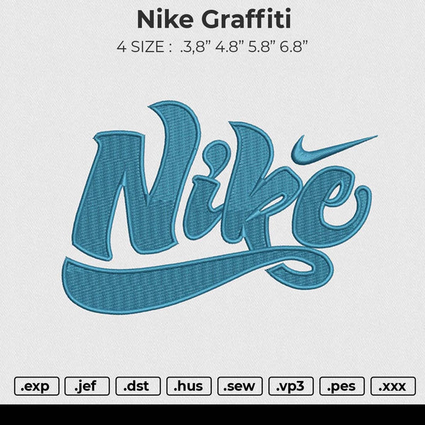 Nike Graffiti Embroidery