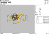 Nike Lady Embroidery File 6 sizes
