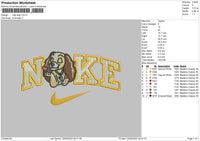 Nike Lady Embroidery File 6 sizes