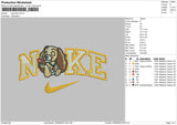 Nike Lady Embroidery File 6 sizes