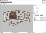 Nike Lady V2 Embroidery File 6 sizes