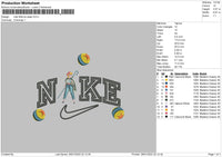 Nike Little Bo Beep Embroidery