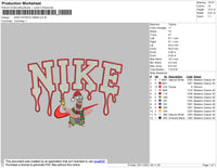 Nike Patrick Xmas Embroidery