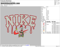 Nike Patrick Xmas Embroidery