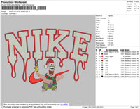 Nike Patrick Xmas Embroidery