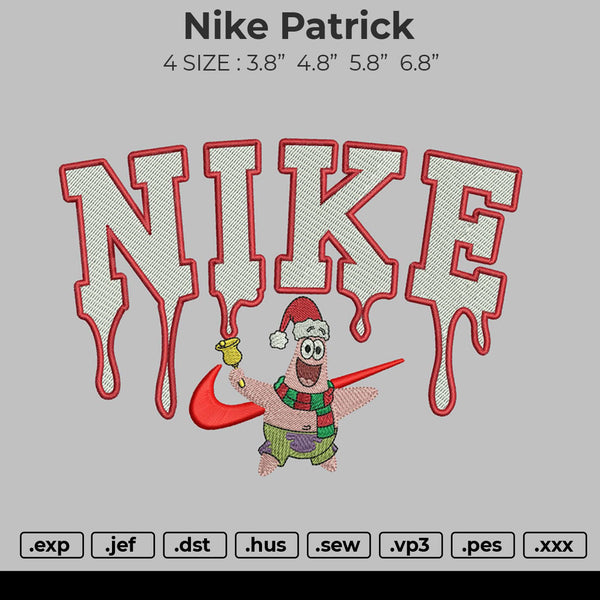 Nike Patrick Xmas Embroidery