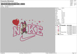 Nike Piglet Balloon Embroidery