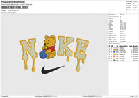 Nike Pooh Melt v2 Embroidery