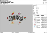 Nike Pulparindo Embroidery File 6 sizes