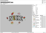 Nike Pulparindo Embroidery File 6 sizes