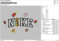 Nike Pulparindo Embroidery File 6 sizes