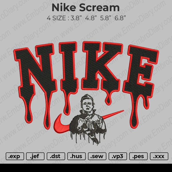 Nike Scream Embroidery