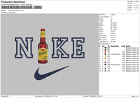 Nike Shiner Bock Embroidery