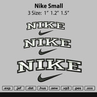 Nike Small  Embroidery