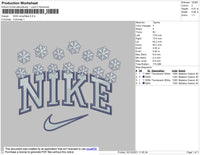 Nike Snowflake Embroidery