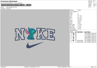 Nike Stitch Blue V3 (no fill)