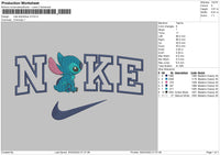Nike Stitch Blue V3 (no fill)