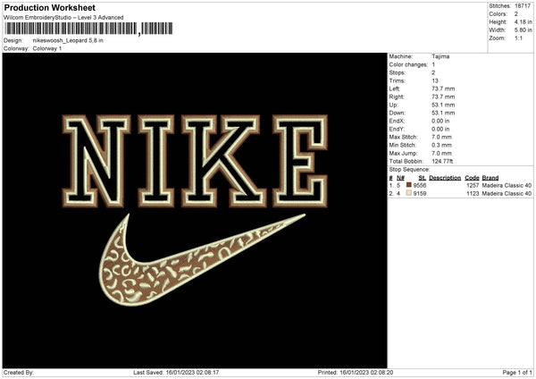 Nike swoosh leopard deals