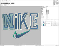 Nike Typos Embroidery