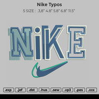 Nike Typos Embroidery