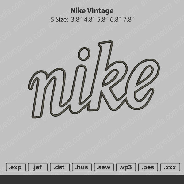 Nike Vintage Embroidery