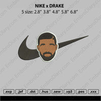 Nike x Drake Embroidery