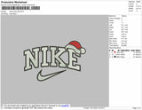 Nike Hat Xmas Embroidery