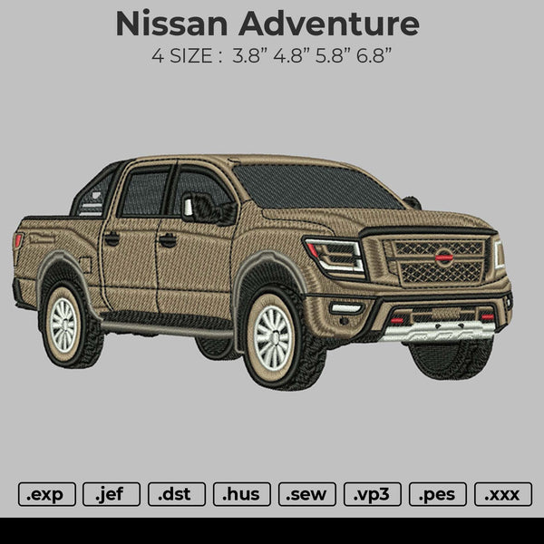 Nissan Adventure Embroidery