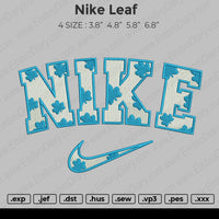 Nike Leaf Embroidery
