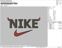Nike Devil V2 Embroidery