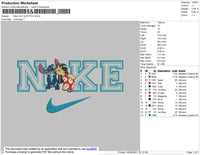 Nike Lilo And Stitch Embroidery