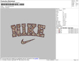 Nike Love Pattern Embroidery