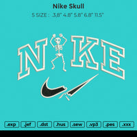 Nike Skull Embroidery
