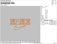 Nike Spooky Embroidery