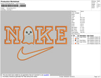Nike Spooky Embroidery
