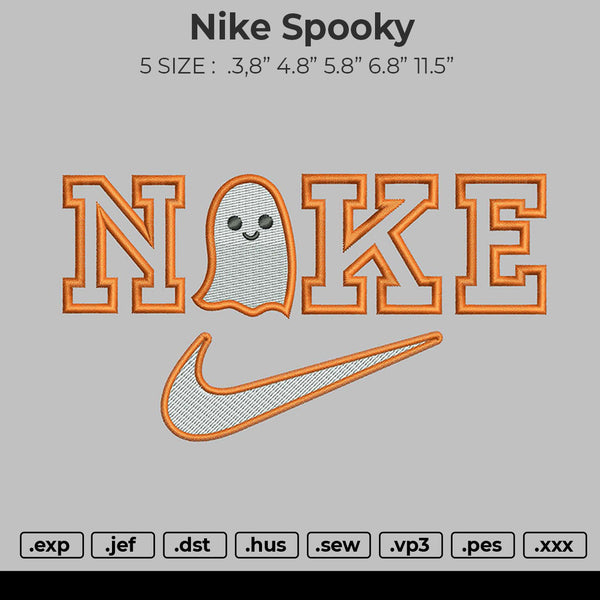 Nike Spooky Embroidery