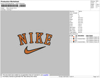 Nike Swoosh Orange