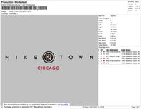 Nike Town Chicago Embroidery