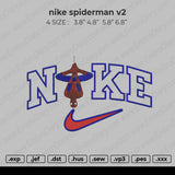 Nike Spiderman Embroidery