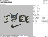Nike kuromi Embroidery
