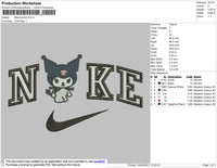 Nike kuromi Embroidery