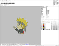 Naruto Chibi Embroidery