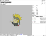 Naruto Chibi Embroidery