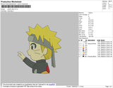 Naruto Chibi Embroidery