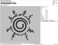 Naruto Shield Embroidery