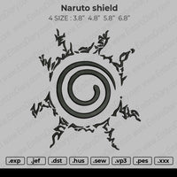 Naruto Shield Embroidery