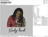 Nudy Land Embroidery